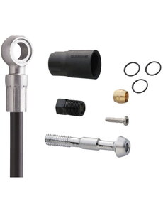 Shimano Shimano SM-BH90 XTR/XT/SLX Disc Brake Cuttable Hose, Straight Banjo, Front, Black