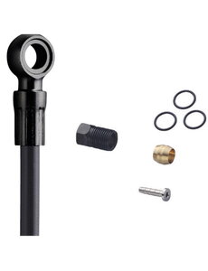 Shimano Shimano XTR SM-BH90 Disc Brake Cuttable Hose, Straight Banjo, Rear, Black