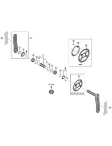 Shimano Shimano XTR SM-CRM95 12spd M9100/20/30 1X DCE Single Chainring 38T