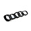 Altura Altura Vortex Grip Straps (5 Pack) 2021: Black One Size