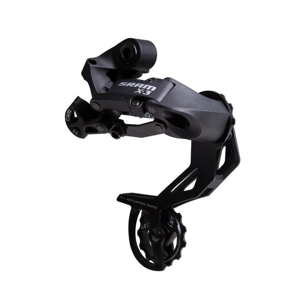 SRAM X3 REAR DERAILLEUR MECH - (7-8SPD) LONG CAGE BLACK