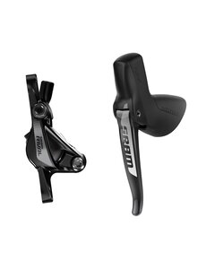  SRAM RIVAL1 HYDRAULIC DISC BRAKE (UK STYLE) LEFT REAR BRAKE 1800MM W DIRECT MOUNT HARDWARE (ROTOR & BRACKET SOLD SEPARATELY): 1800MM