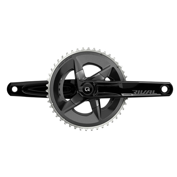 SRAM Rival D1 Quarq Road Power Meter DUB (BB Not Included), Black