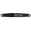 SRAM Crank Arm Assembly X0 ISIS Self Extracting Bolt - for Pedal Assist (Crank cap/Chainring/BB not included), Black