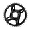 SRAM Chain Ring Road DM X-Sync (Red E1) Including 8 Chainring Bolts, Black/Silver