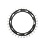SRAM Chain Ring T-TYPE  Powermeter Threaded 3mm Offset Eagle (including pin thread backup and screw) XXSL D1, Black/Silver
