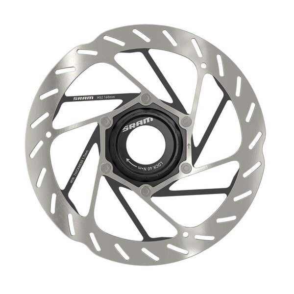 SRAM Rotor - HS2 Center Lock (Includes Lockring) Rounded