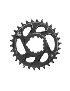  SRAM Chain Ring X-Sync 2 Direct Mount 6mm Offset Cold Forged Aluminum, Black