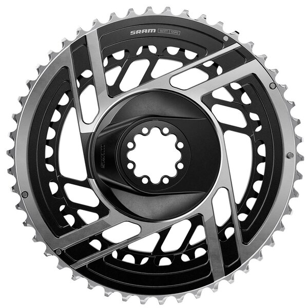 SRAM Chain Ring Road DM Kit Non-Power Red E1, Black/Silver