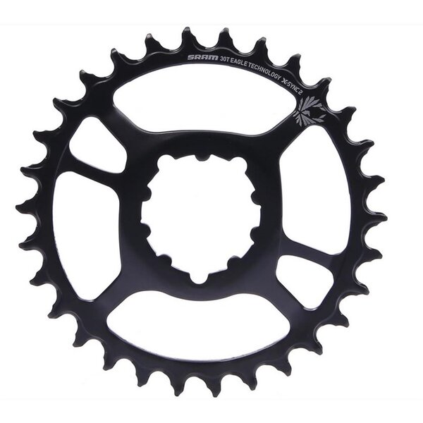 SRAM Chain Ring X-SYNC 2 Steel Direct Mount 6mm Offset Eagle, Black