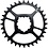 SRAM Chain Ring X-SYNC 2 Steel Direct Mount 3mm Offset Boost Eagle, Black