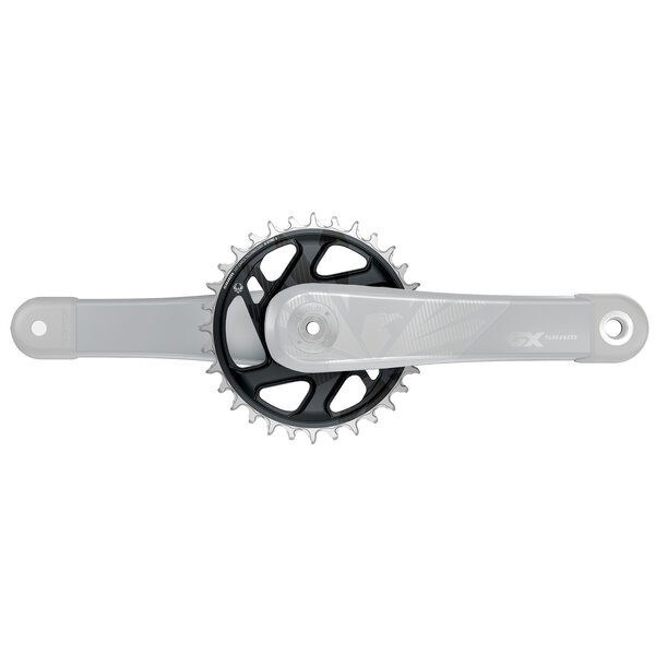 Chain Ring X-SYNC 2 Direct Mount 6mm Offset Eagle Cold Forged (finish of GX Eagle C1 matches crank arms), Lunar Grey