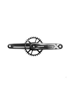  SRAM Crankset SX Eagle DUB 12s With Direct Mount 32T X-SYNC 2 Steel Chainring A1, Black