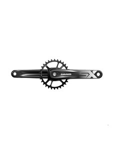 SRAM Crankset SX Eagle PowerSpline 12s With Direct Mount 32T X-SYNC 2 Steel Chainring A1, Black