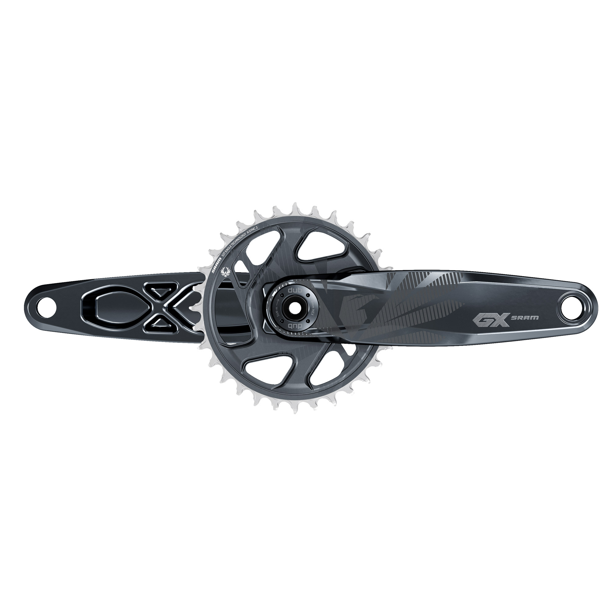 You added <b><u>SRAM Crankset GX Eagle 55mm Chainline DUB 32, Lunar</u></b> to your cart.