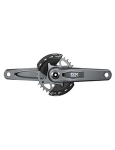  SRAM Crankset Gx Eagle Q174 55mm Chainline Dub MTB Wide Dark Polar 2-Guards 32T T-Type (BB Not Included), Dark Polar