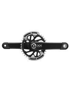  SRAM Crankset XX Eagle Q174 55mm Chainline Dub MTB Wide Black 2-Guards 32T T-Type (BB Not Included), Black