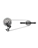  SRAM XXSL T-Type Eagle Transmission Powermeter AXS Groupset (RD W/Battery/Charger/Cord, EC Pod Ult, PM Spider XXSL Q174 55mm Chainline Dub W/DM 34T CR, CN 126L, CS XS-1299 10-52T)