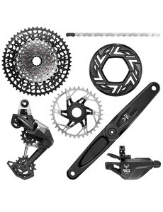  SRAM Eagle 90 Groupset EMTB SRAM/BROSE (RD, Single Click Trigger wClamp, FC Eagle 90, CR T-Type 36T, Clip-on Guard, GX T-Type chain 126l, CS XS-1275 BLK 10-52t)