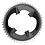 SRAM Rival AXS Chain Ring Road 107BBD 2X12 Black With Cover Plate, Black