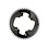 SRAM Chain Ring Road 107Bcd 2X12 Force With Cover Plate, Polar Grey