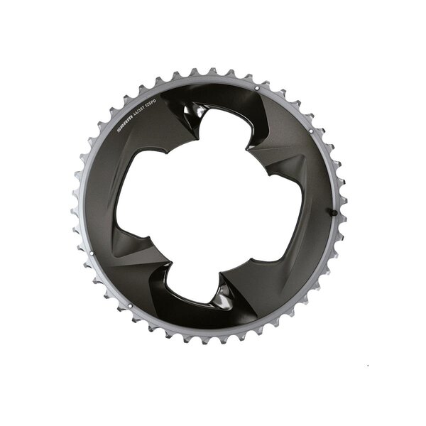 SRAM Chain Ring Road 107Bcd 2X12 Force With Cover Plate, Polar Grey