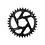 SRAM Chain Ring X-SYNC STEEL 28T Direct Mount 3mm Offset Steel 3.5mm Black 11 speed, Black