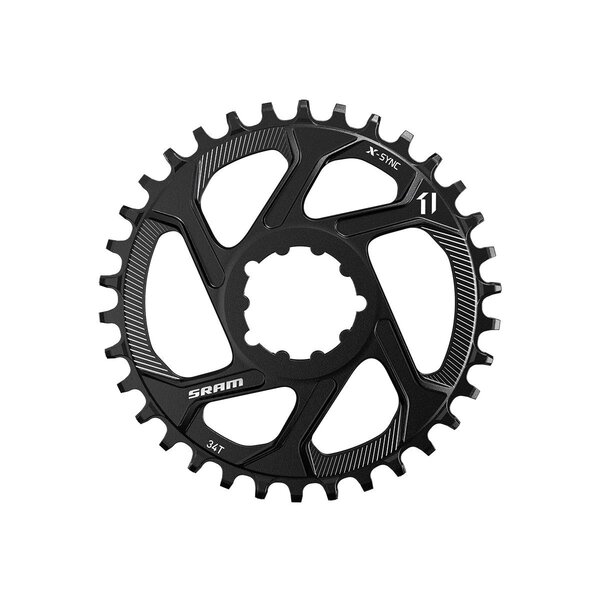 SRAM Chain Ring X-SYNC STEEL 28T Direct Mount 3mm Offset Steel 3.5mm Black 11 speed, Black