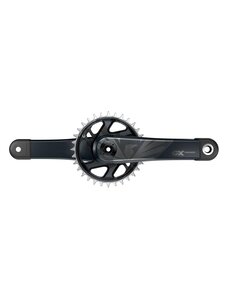  SRAM Crank GX Carbon Eagle Boost 148 DUB 12s w Direct Mount 32t X-SYNC 2 Chainring (DUB Cups/Bearings Not Included), Lunar Grey