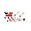 SRAM Standard Mineral Oil Bleed Kit (Includes 2 Standard Syringes, M4 Fittings, Bleed Blocks, Torx Tool, Crowfoot, Bleeding Edge Fitting) - DB8/Maven