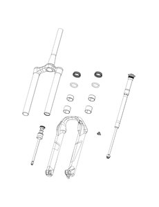  Rockshox Spare - Fork CSU - Debonair 27.5/29B 44 Off-Set - 69OD - 1.8 Taper (No Gradients) - Lyrik C3+/Yari B3+