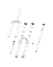  Rockshox Spare - Fork CSU - Debonair 27.5/29B 44 Off-Set - 69OD - 1.8 Taper (No Gradients) - Lyrik C3+/Yari B3+