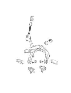  Avid Spare - Rim Brake Spare Part Shorty Straddle Wire B - 2009-2016: