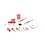 SRAM Pro Dot Brake Bleed Kit (2 Syringes/Fittings, Bleed Blocks, Torx Tool, Crowfoot, Bleeding Edge Fitting, Dot 5.1Hydraulic Fluid) V2 - X0/ Xx/ Guide/Level/Code/Hydroroad/G2: