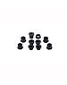  Sram Spare - Crank Chainring Bolt Kit Red Quarq Hidden Bolt 5-Arm Steel Black: