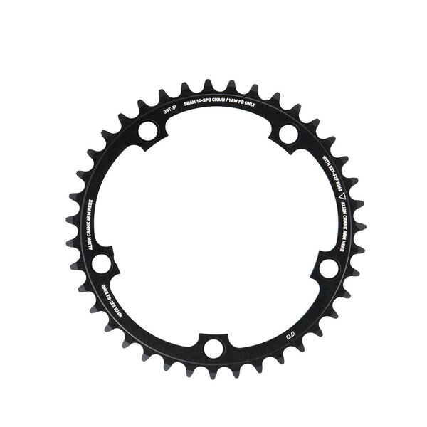SRAM Chain Ring Road Red2012 X-Glide R 34T Yaw 10 speed S1 110 Alum 3mm BlastBlack (50-34): BLACK 10SPD 34T