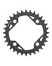  SRAM Chain Ring T-TYPE 94 BCD Aluminum Light Powered EMTB: BLACK 32T