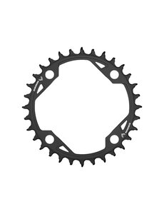 SRAM Chain Ring T-TYPE 104 BCD Aluminum Light Powered EMTB: BLACK 32T