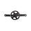SRAM Crankset - Red 1X D1 AXS Dub Gloss Direct Mount (BB Not Included): NATURAL CARBON 12SPD 175MM 40T