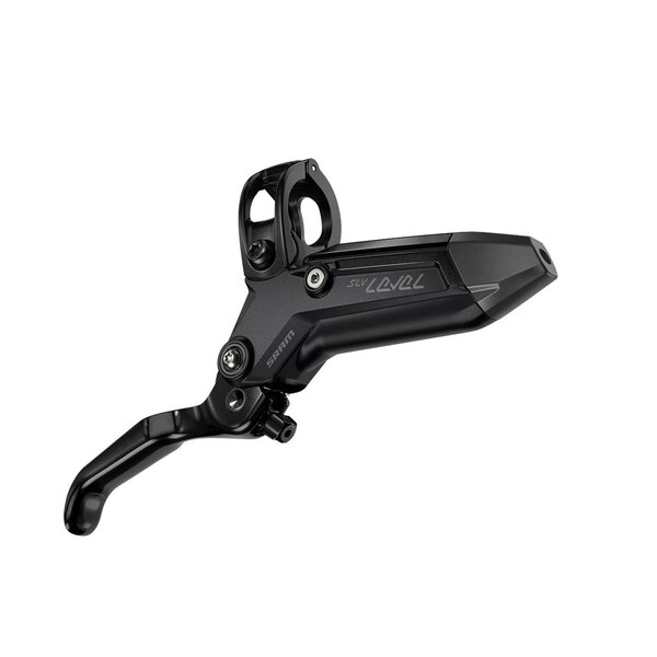 SRAM Disc Brake Level Silver Stealth 4 Piston -  Aluminum Lever, Stainless Hardware, Reach Adj, Front Hose (Includes MMX Clamp, Rotor/Bracket Sold Separately) C1: BLACK ANO 950MM