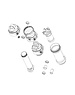  ROCKSHOX REAR SHOCK EYELET BUSHING (DU BEARING) (1/2 X 1/2) (2 PCS)