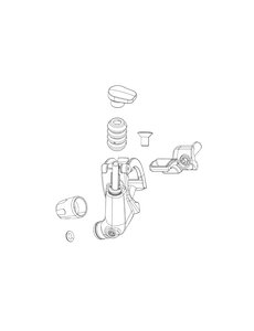  RockShox Spare - Remote Spare Part Discrete PUCK Hydraulic Remote (Spacer) For XLoc RemoteS Qty2: