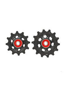  Sram Rear Derailleur Pulley Kit XX1/X01 Eagle (Includes 12T Upper And 14T Lower Pulley): BLACK 12 SPEED