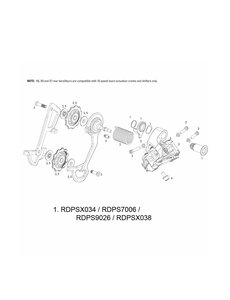  Sram Spare - Rear Derailleur Hanger Bolt Kit X0/X9 Type 2 / 2011 X0/X9 10Speed: