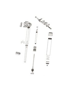  Rockshox Spare - Reverb IFP - Grey (Internal Floating Piston (Qty 1) - Reverb/Reverb Stealth A1-C1, Reverb AXS A1: GREY