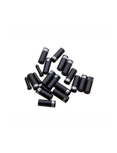  SRAM Derailleur Cable Ferrules - 4mm Open Black Aluminium (100pcs):