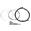 SRAM Shift Cable Kit - Black 4mm SlickWire 1X (Includes 2300mm x1.1mm SRAM SlickWire cable,  2000x4mm SRAM housing, 2 SRAM Aluminum Ferrules, 2 end caps) - SRAM 1x MTB and Road: BLACK 4MM