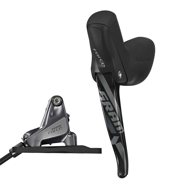 SRAM Hydraulic Disc Brake Force1 (UK Style) Left Rear Brake 1800mm w Flat Mount Hardware (Rotor & Bracket sold separately):  1800MM