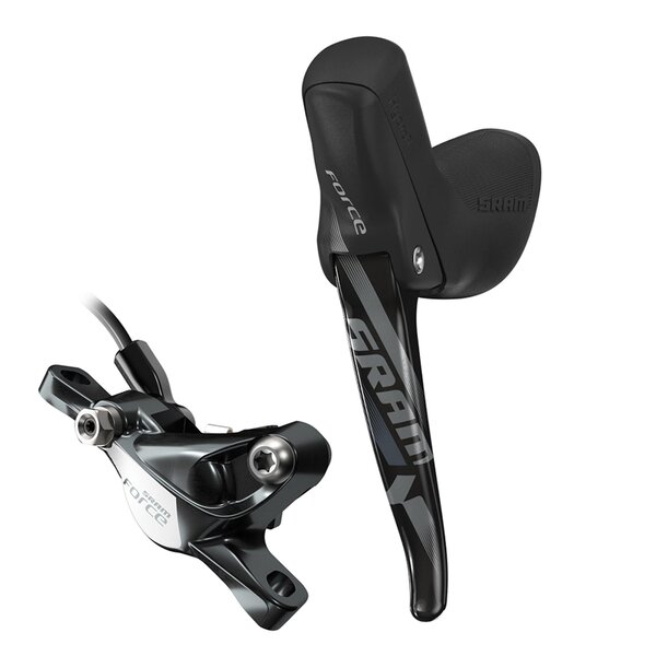 SRAM Force1 Hydraulic Disc Brake  (UK Style) Left Rear Brake 1800mm wDirect Mount Hardware (Rotor & Bracket sold separately):