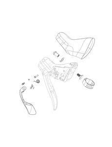  Sram Spare - Shifter Clamp Kit Red 13/22/Force22/Rival22/700 Ergodynamic and Hydraulic RoadShifter Pair: